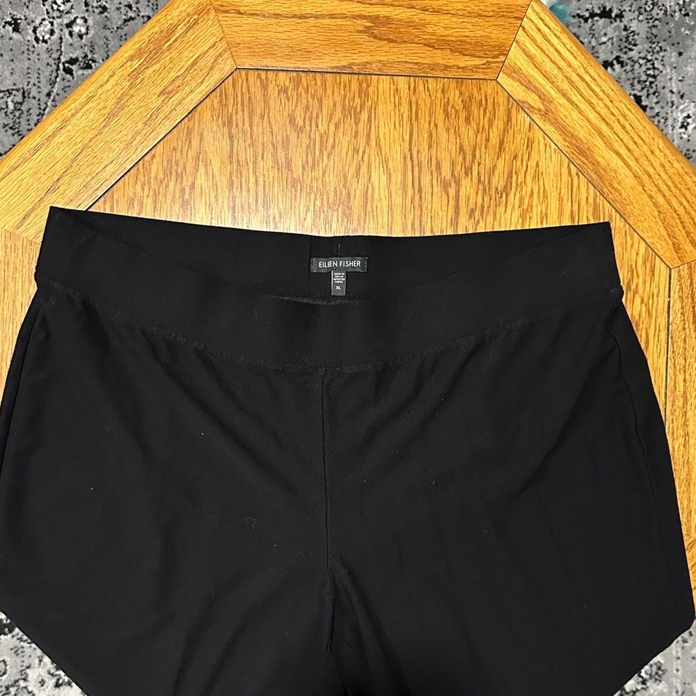 *EILEEN FISHER* Black Crop Pants Size XL - Picture 3 of 6
